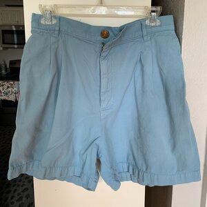 Big Bud Press Trouser Shorts, Baby Blue, Size Medium